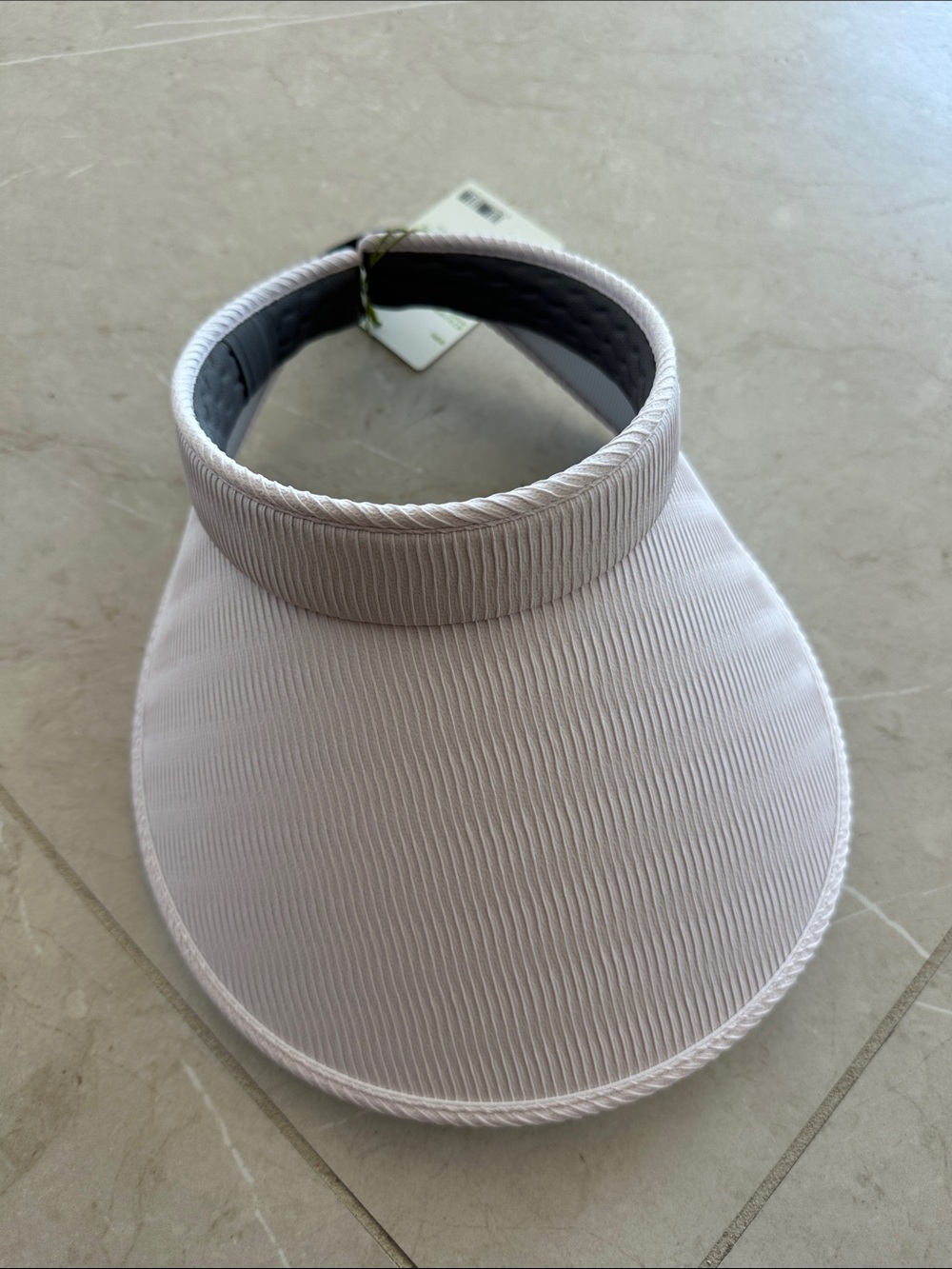 Women's Light Pink Wide Brim Sun Visor